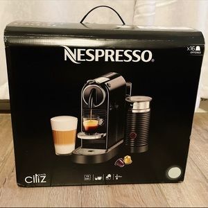 NEW Nespresso CitiZ White Espresso Machine With  Milk Frother